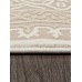 Турецкий ковер Siesta 029 Белый овал - фото №3